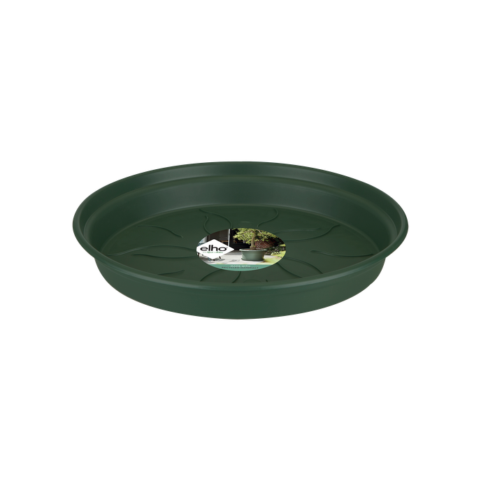 green basics saucer 25cm leaf green